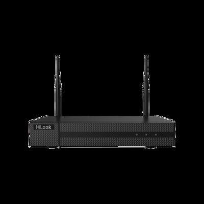 NVR 4 MEGAPIXEL / 4 CANALES IP / 1 BAHÍA DE DISCO DURO / 2 ANTENAS WIFI / SALIDA DE VÍDEO FULL HD