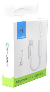 CABLE ADAPTADOR PARA AUDIFONOS IPHONE LIGHTING A 3.5MM MTLIDER CU25