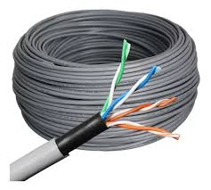 CABLE UTP PARA RED NIVEL 5/E GRIS