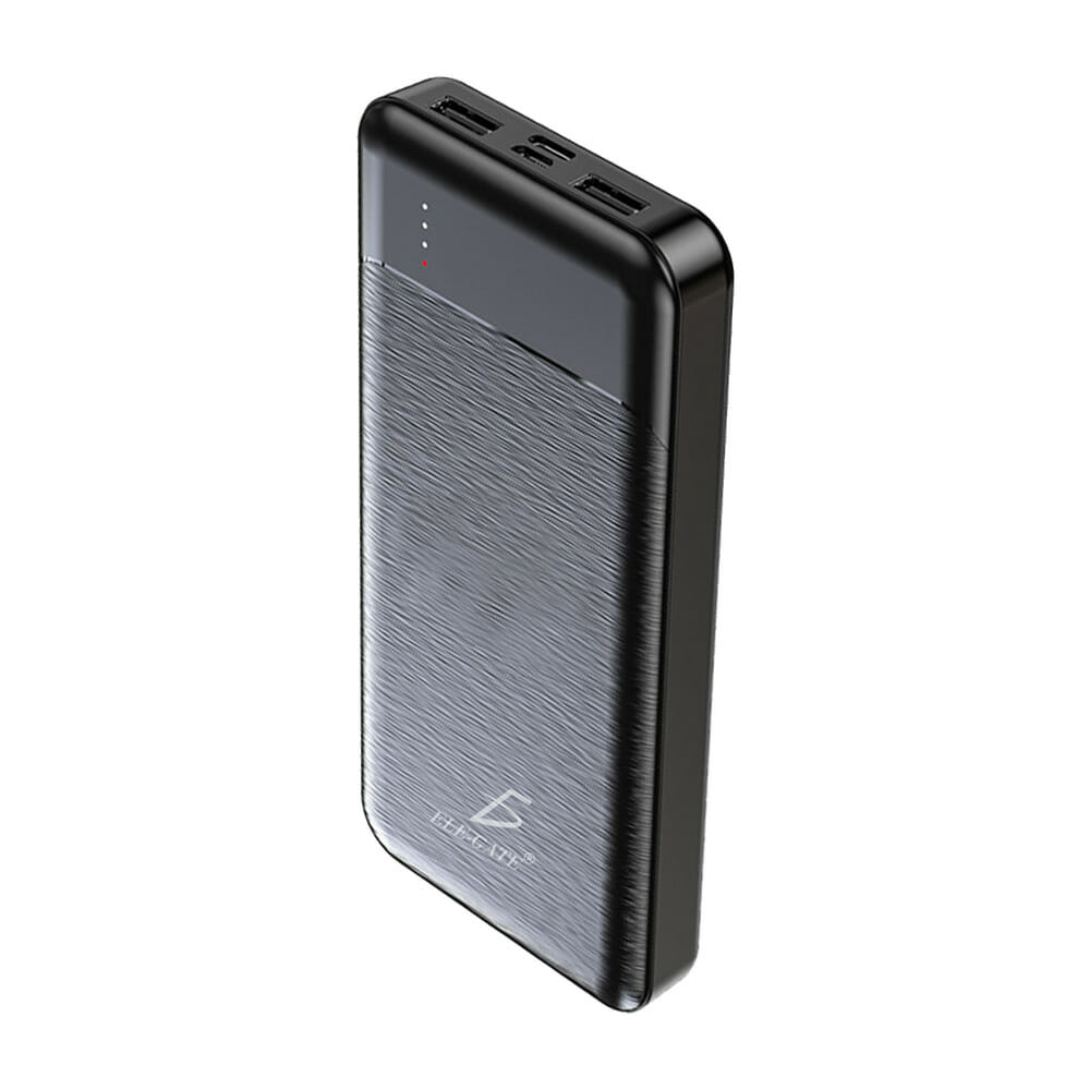 POWER BANK 10000 MAH ELE-GATE PW.14 2 USB + LINTERNA EMERGENCIA COLORES