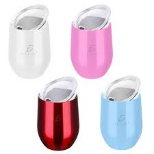 VASO TERMICO DOBLE PARED ACERO INOXIDABLE ELE-GATE VAS.01 COLORES