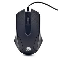 MOUSE OPTICO ALAMBRICO USB NEGRO EL-994121