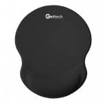 MOUSE PAD GETTTECH GGD-STD-01-BK CON DESCANSA MUÑECA NEGRO