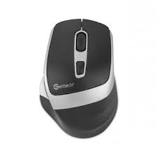 MOUSE OPTICO DUAL INALAMBRICO/BLUETOOTH GETTTECH ERGONOMICO GGM-STDBW-01-SL NEGRO/PLATA