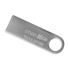 MEMORIA FLAS USB 16 GB STYLOS ST100 PLATA STMUSB2B
