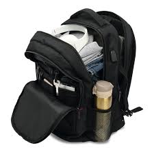 MOCHILA PARA LAPTOP 15.6" VORAGO BP-402 EXPANDIBLE PUERTO USB NEGRA