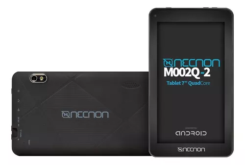 TABLET 7" NECNON M002Q-2 RUBBERIZED 16 GB/2 GB DDR3/CORTEX A7/ANDROID 10.0/ CAM 5MP 0750363515429 0750363515412