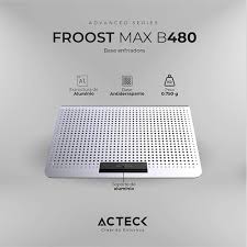 BASE ENFRIADORA ACTECK FROOST MAX B480 P/LAP/ 6 VENT/NEGRO AC-936163