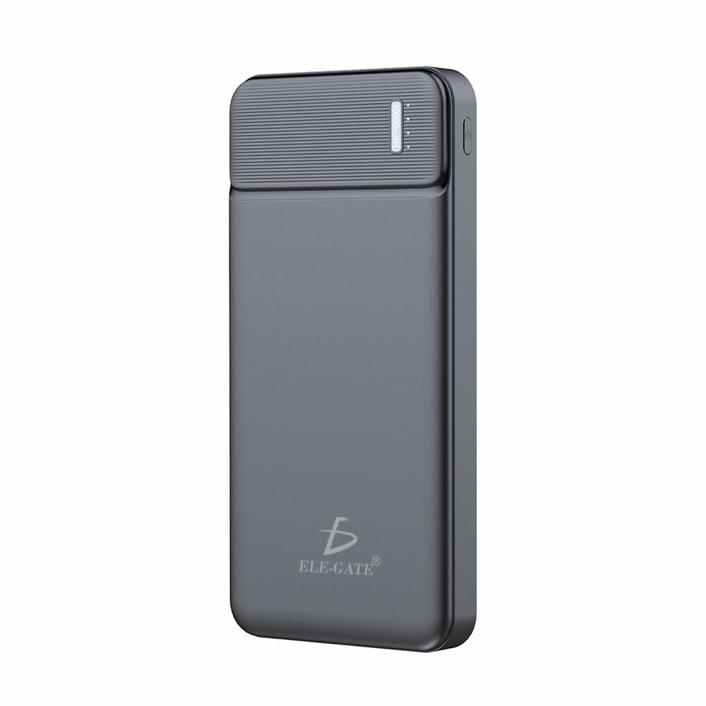 POWER BANK ELE-GATE PW.11 10 000MAH CON 2 PUERTOS USB + ENTRADAS TIPO C Y V8