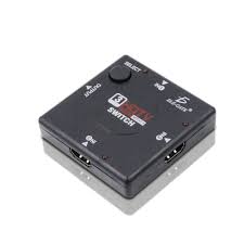 SWITCH SELECTOR DE 3 PUERTOS HDMI 4K 3 EN 1 ELE-GATE CON.17 PLUG ANG PLAY