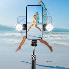 SELFIE STICK BLUETOOTH CON LAMPARA REDONDA Y CONTROL REMOTO ELE-GATE ZP.11