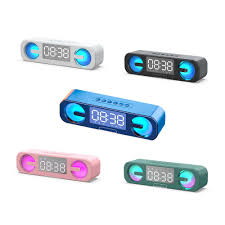 BOCINA BLUETOOOTH RECARGABLE CON RELOJ DESPERTADOR ELE-GATE BC.S7