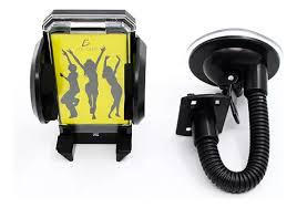 SOPORTE UNIVERSAL PARA CELULAR ELE-GATE HOLD.01 VENTOSA NEGRO