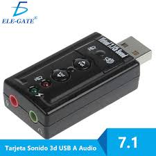 TARJETA DE AUDIO 7.1 CANALES USB AUDIO 3D PC 791280913783