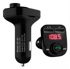 TRANSMISOR FM/BLUETOOTH/MICRO SD/CARGADOR USB 2 PUERTOS 3.1A ELE-GATE FM.X8 07503049388823