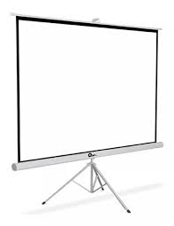 PANTALLA DE PROYECCION MULTIMEDIA QIAN DIBAN QPD-69603 TRIPIE 120" BLANCA MATE