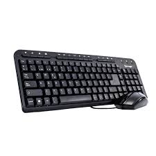 KIT TECLADO Y MOUSE ALAMBRICO ANTIDERRAMES PERFECT CHOICE PC-201076 NEGRO