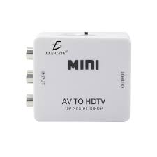 [07503049587400] CONVERTIDOR ADAPTADOR RCA A HDMI AUDIO Y VIDEO FULL HD 1080P ELE-GATE CON.24