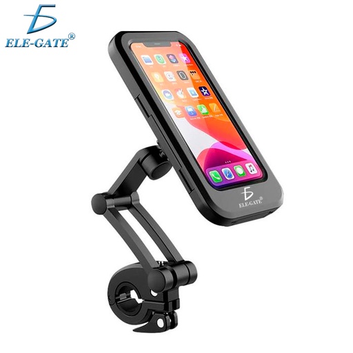 [07503050746575] SOPORTE PARA CELULAR PARA MOTOCICLETA FUNDA IMPERMEABLE ELE-GATE HOLD.73