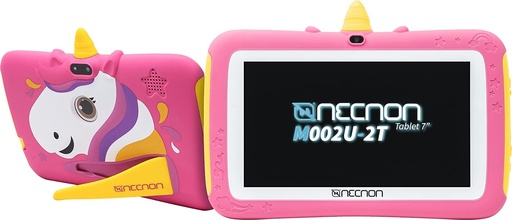 [0750363515399] TABLET 7" KIDS NECNON M002U-2T 16GB/2 GB/BT/WIFI/HASTA 32GB/CORTEX A/ANDROID 10.0 UNICORNIO