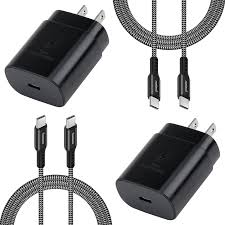 [1803030] KIT CARGADOR TIPO SAMSUNG 25 WATTS USB TIPO C + CABLE USB TIPO C M-M 1MT FT-1105