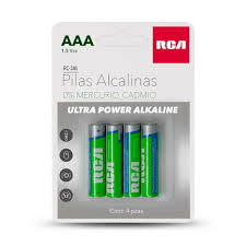 [7500383069487] BLISTER 4 PILAS ALCALINAS CARBON AAA RCA 1.5V RC-3CA