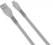 [7502262807081] CABLE NACEB MICRO USB A USBA NA-0103G GRIS
