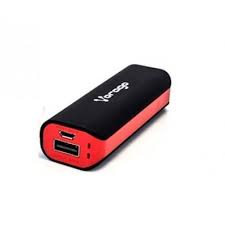 [7502266675129] POWER BANK VORAGO 2200mAh NEGRO-ROJO BLISTER C-CABLE PB-150-BL PCH-12