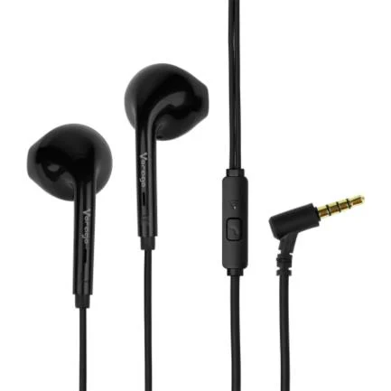 [7503038925077] AUDIFONOS C/MANOS LIBRES VORAGO EP-201 V2 3.5 MM NEGRO