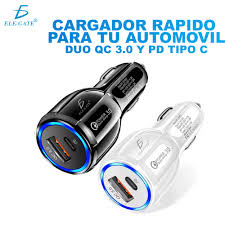 [755559945394] CARGADOR CARRO CARGA RAPIDA ELE-GATE CH.94 5 PTOS USB 3.1 A