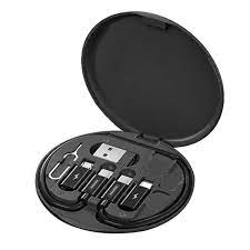 [wi.182] ESTUCHE DE CABLES DE DATOS CARGA RAPIDA ELE-GATE WI.182 60W USB TIPO C/LIGHTNING/USB