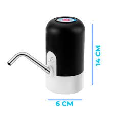 [791280922471] DISPENSADOR DE AGUA ELECTRONICO RECARGABLE ELE-GATE CON.96 BLANCO/NEGRO