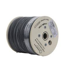 [LPDROPA22C-2KM] Carrete de 2 km de Fibra Óptica Drop Plana  Interior/Exterior G.657A2 Monomodo de 2 hilos (bifibra)  Dieléctrica  Forro Negro